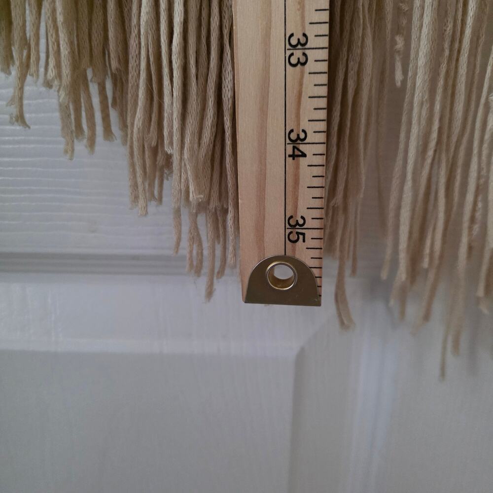 Umgee Beige Crochet Boho Layered Fringe Vest Size Medium - Picture 7 of 7